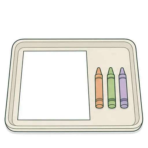 Matériel illustré pour Les feuilles à colorier